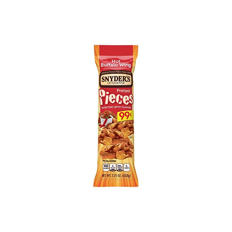 Snyder's of Hanover Pretzel Pieces Hot Buffalo Wing, 2.25 oz