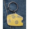 Applicable Pun Cheddar Slice Yellow Cheese - 1.75 inch Metal
