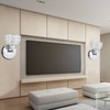 Crystal Wall Sconces Modern Wall Lamp E26 Socket Round Bedroom