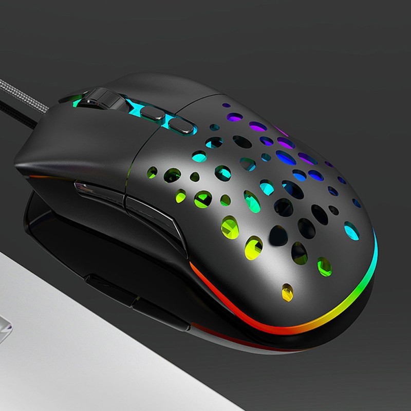 Wireless Mouse Dual Mode Programmable Keys RGB Backlit Adjustable DPI