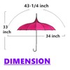 TopTie Pagoda Umbrella Parasol Bridal Wedding Umbrellas Sunproof Windproof