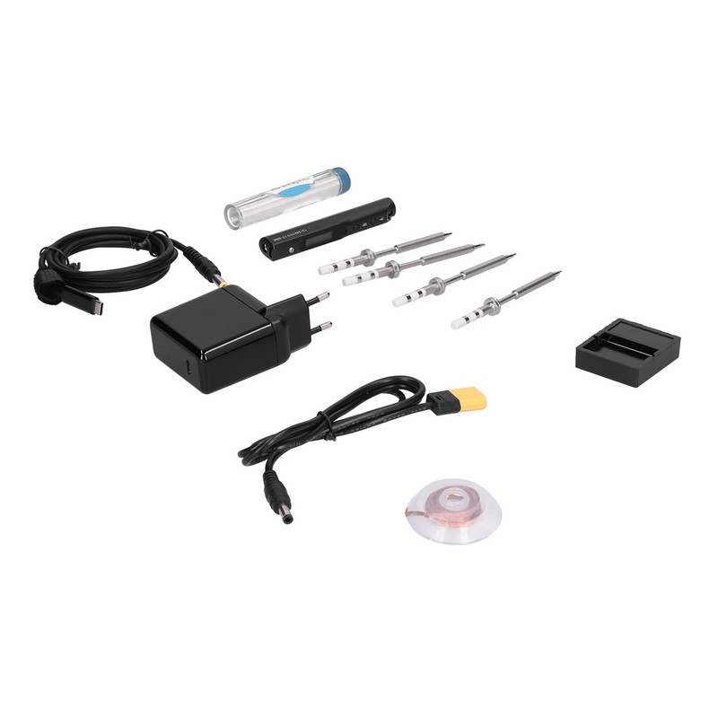 Electric Soldering Iron Kit Welding Supplies with Power Adapter SQ‑001
