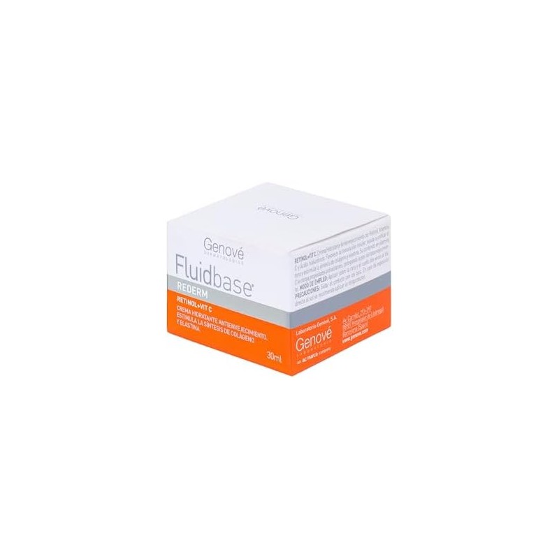 Genové Fluidbase Rederm Crema con Retinol y Vitamina C, envase