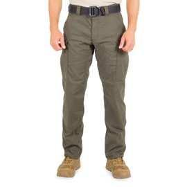 First Tactical Men’s V2 BDU Pants – Double Ripstop Fabric, DWR Water & Stain Resistant, OD Green, 40W x 32L