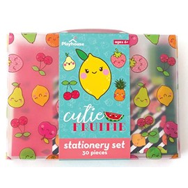 Playhouse Juego de 29 piezas Kawaii Cutie Fruitie Letras y Notas de Papelería para Niños