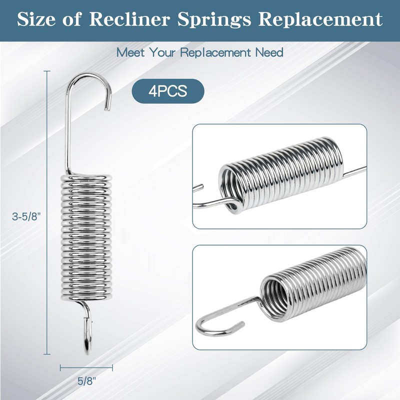 XwaYexa 3-5/8" Recliner Springs Replacement, Compatible with Southern Motion &