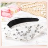 obeoby Headband for Women, Bride Knotted Headband Wide Hairband with