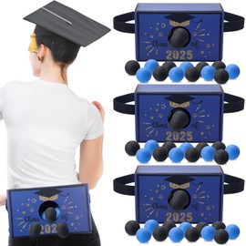 Shyyween 4 Sets Graduation Shaking Swing Balls Game Set Shake Balls Out of Box Game Includes 4 Set Strap Shake Box and 80 Balls for College School Decoration Outdoors Indoors 2025 Graduation Party