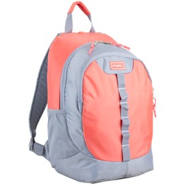 FUEL Hiking Backpack for Women Men Terra Sport, Travel, College, Gym, Work with Laptop Sleeve, Bungee, 18 Inches, Sweet Coral