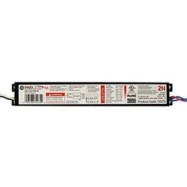 GE GE-232-MV-N Instant-Start Fluorescent Ballast, 2-Lamp, T8, F32T8, 120-277V
