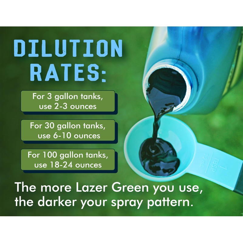 Liquid Harvest Lazer Green Concentrated Spray Pattern Indicator - 1