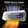 Wall Mounted Heater 1500W PTC Ceramic Electric Space Heater with