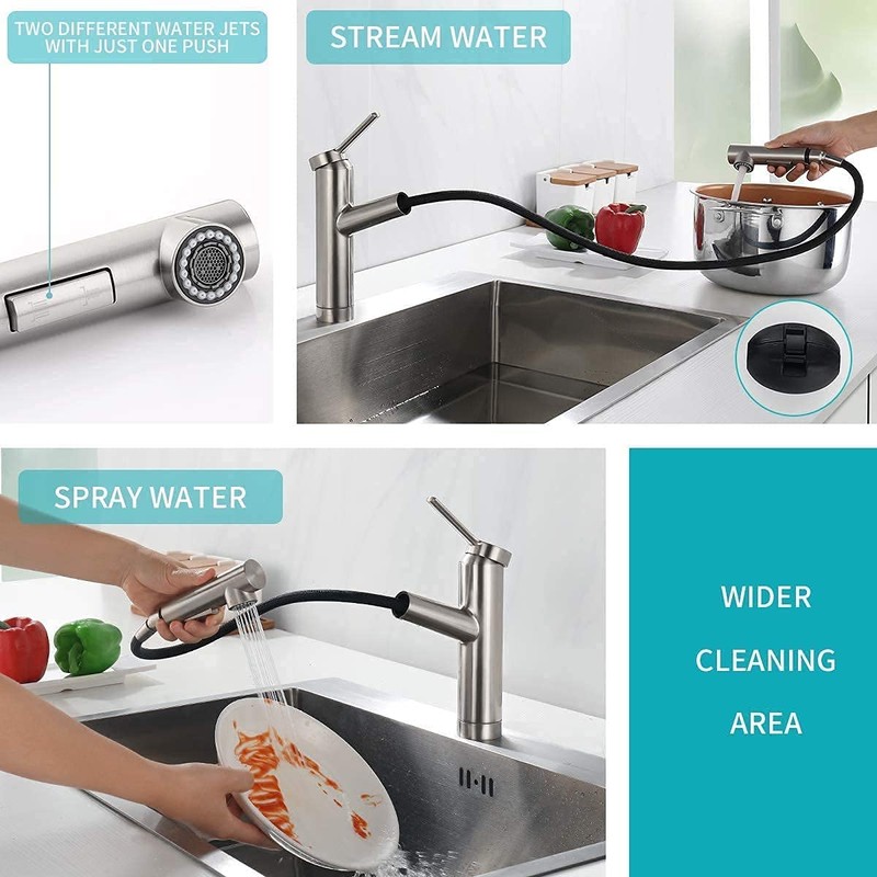 Tyenaza Kitchen Tap Replacement Parts Shower Head, Hand Shower for