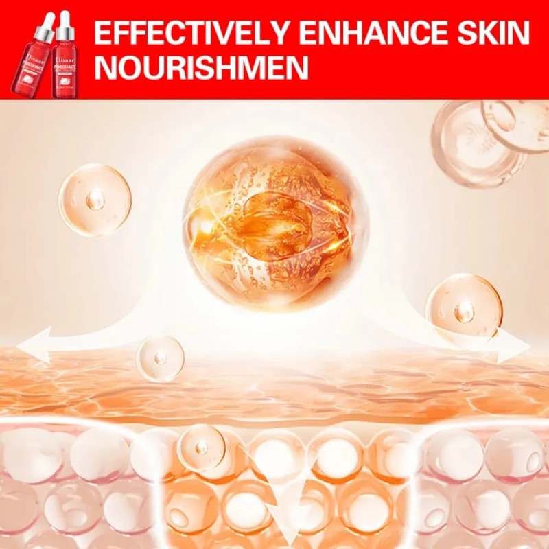 Suero Hidratante Facial Granada Vitamina E Reafirma Y Aclara Todo