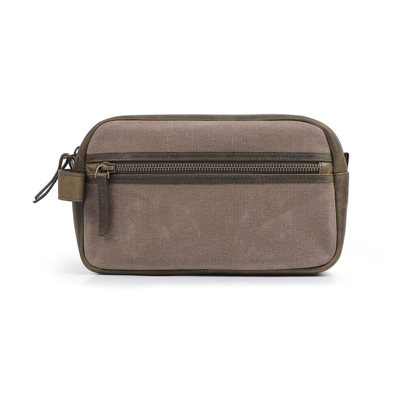 Londo Genuine Leather Travel Toiletry, Makeup, Shaving Organizer Bag -