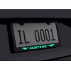 Gearhead Frames Glowing Mustang with Logos Stainless Steel License Plate