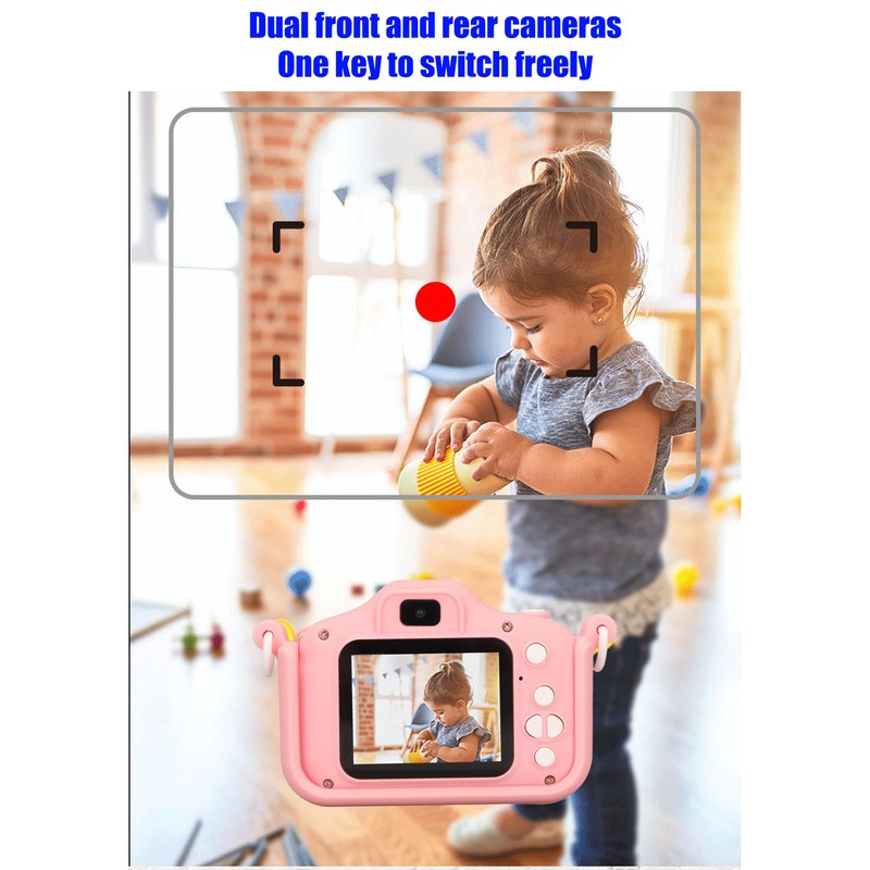 Kids Digital Camera Cute Lightweight 2in Screen Children Camera for