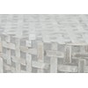 Global Archive Handcrafted Capiz Shell Terrazzo Modern Accent End Table