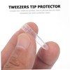 BIUDECO 200Pcs Non Slip Tweezers Tip Protector Covers for Elbow