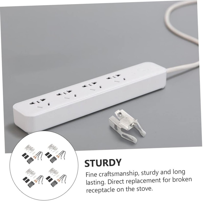 Gatuida 2Sets Range Stove Elements Plug Receptacle Kit for Electric