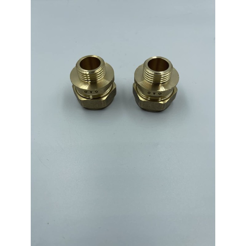 UKDeals Direct 22mm Compression by 1/2'' BSP Brass Male Iron