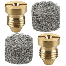 KWEOTUGO 2 Pcs Foam Cannon Orifice Nozzle and Foam Maker Universal 1.1 mm Thread Nozzle and Mesh Filter 3000 PSI