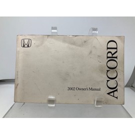 2002 Honda Accord Owners Manual Handbook OEM L04B51005