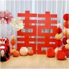 Generic Decoración De Fondo De Boda Con Flores Artificiales Gigantes