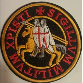 CHMO Knight's Templar Circle Christian Order 4 Inch Patch