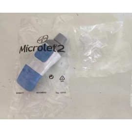 Microlet 2 Adjustable Lancing Device With AST Clear Cap Bayer NEW SEALED