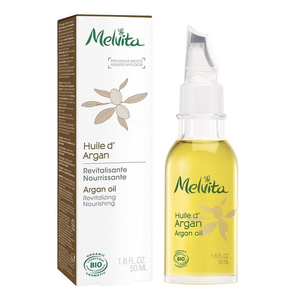Melvita Bio Oil, Argan Oil, 1.7 fl oz (50 ml), Beauty Oil, Organic Cosmetics, Dry Protection, Moisturizing, Booster
