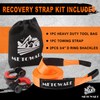 METOWARE Heavy Duty Tow Strap Recovery Kit - 3" x