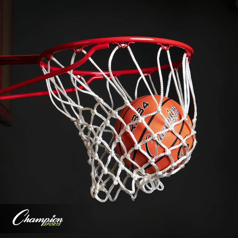 Champion Sports Pro Heavy Duty Rubber Basketball, Size 6