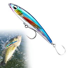 Meeresangeln Angelköder Long Cast Fisch kunstköder Raubfisch Köder Bionischer Fischköder 12 cm / 50 g für die Meisten Fische