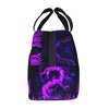 Purple Dragon Lunch Box Cool Lighting Insulated Lunch Bag Mini