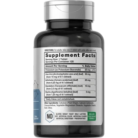 Horbäach Water Pills | Super Strength | 120 Tablets | Vegetarian | Non-GMO | by Horbaach