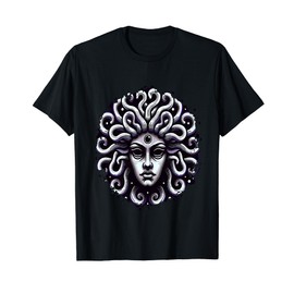 Medusa Horror Costume Snake Head Ancient Greek T-Shirt