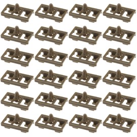 EMSea 30PCS Lower Door Weatherstrip Seal Clips for X5 E53 51337052945 Plastic Automotive Door Seal Trim Mounting Clips Fasteners