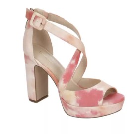 Limelight Women's Lyanna - Platform Peep Toe Block Dress Heel Shoe sz 10