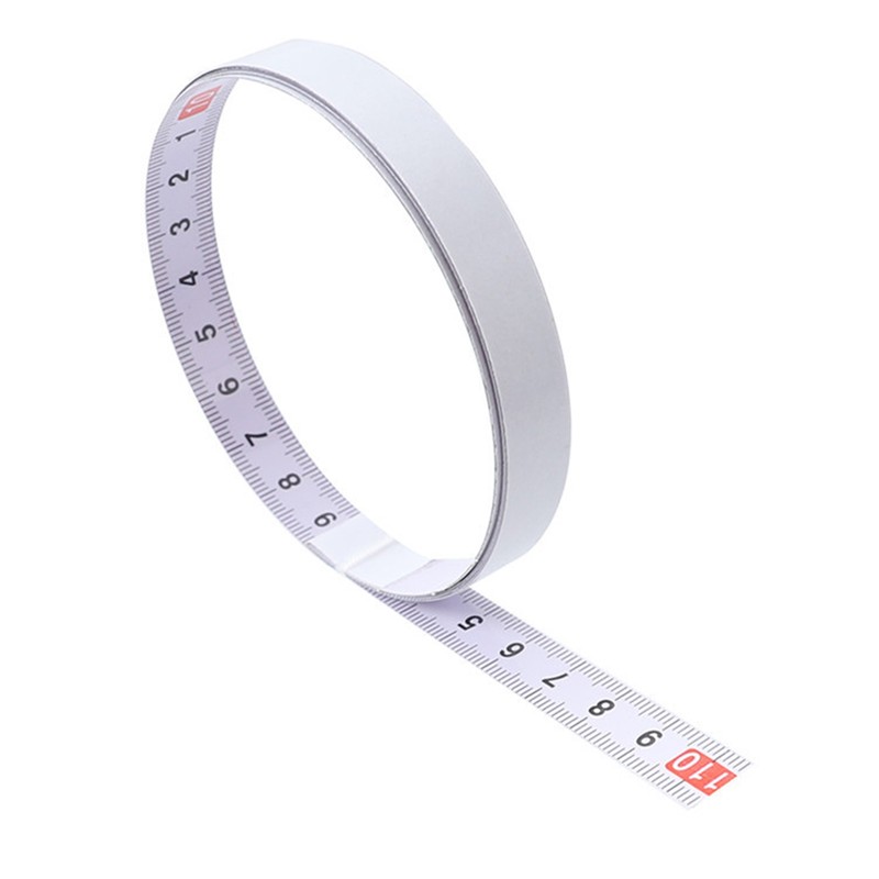Self Adhesive Scale Ruler Forward and Reverse Painted Steel Tape