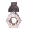 DuraChoice 1/4" Mini Brass Ball Valve - Chrome Plated Female
