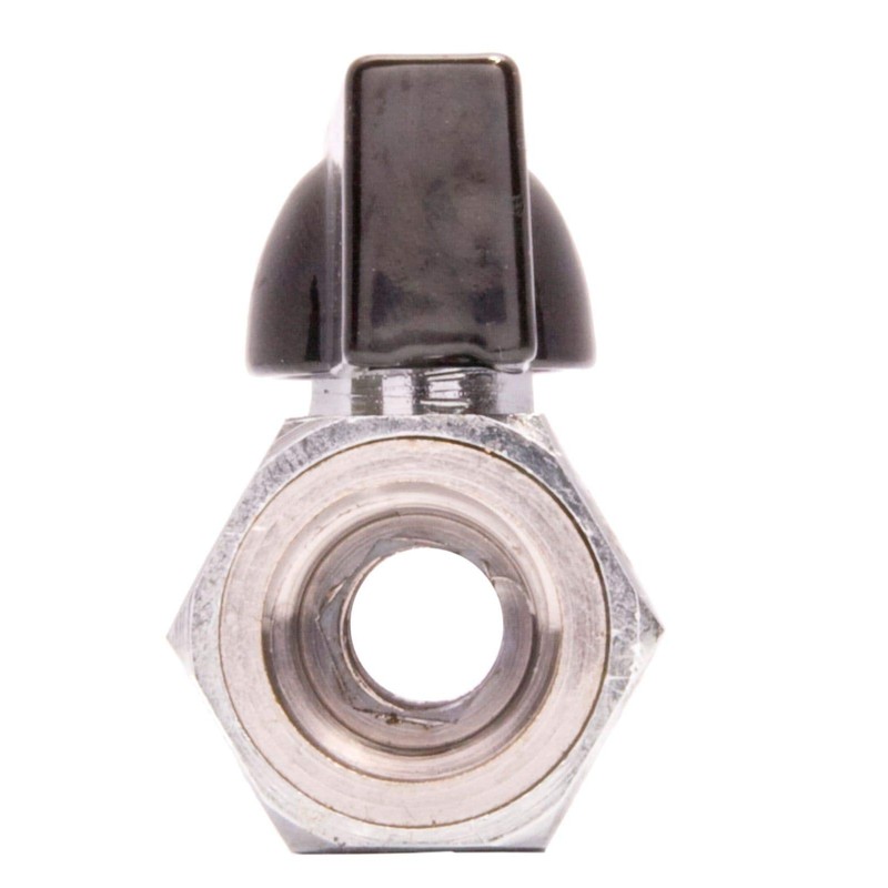 DuraChoice 1/4" Mini Brass Ball Valve - Chrome Plated Female