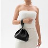 Women's Clutch Soft Vegan Leather Hobo Top Handle Bag Small