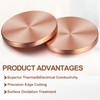 Otoolling 10 Pcs Copper Round Discs 1-1/4" Dia. x 1/8"