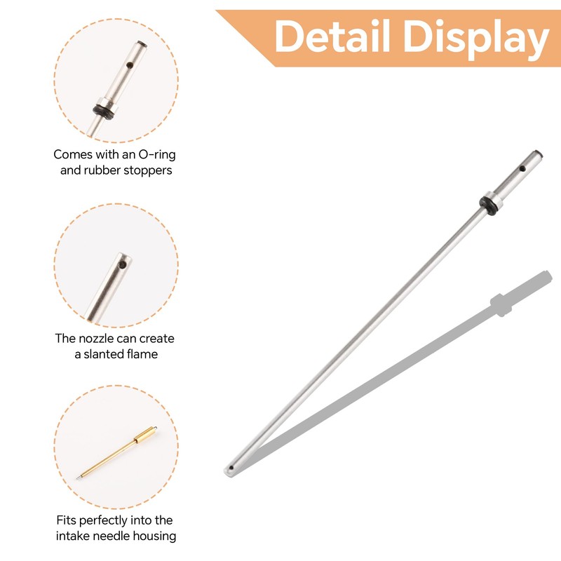 JINMUNIC Pipe Flame Valve Needle for Dunhill Rollagas Lighters-Practical Lighter