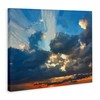 Stupell Industries Sun Rays Through Clouds Canvas Wall Art Design