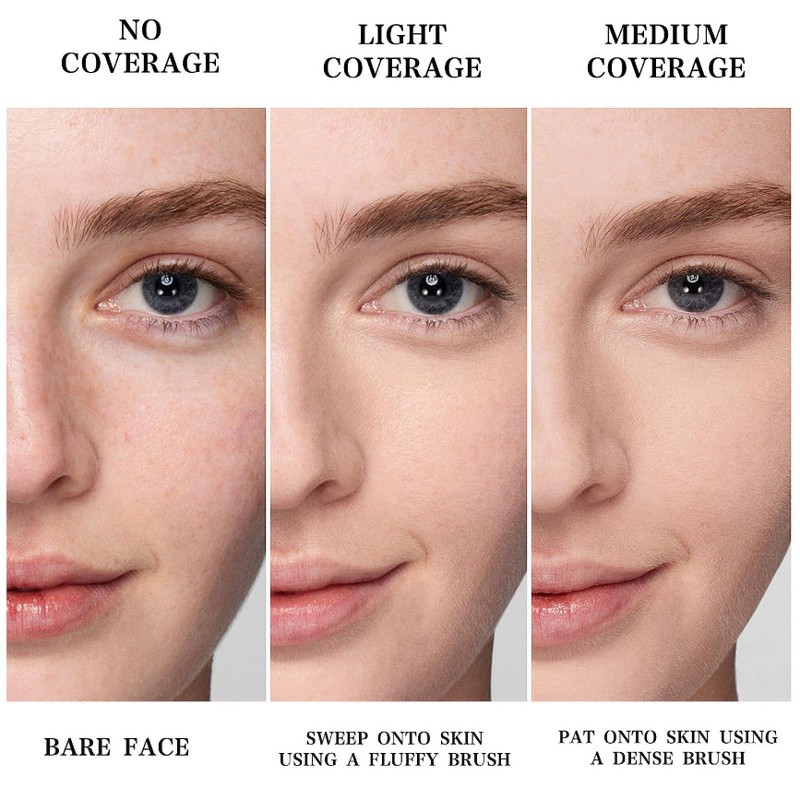 Colour Correcting Powder Foundation - Oil-control Baked Foundation for Mature
