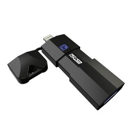 Certificado MFi 128GB Photo Stick para iPhone Unidad Flash, USB Memory Stick Thumb Drives Alta Velocidad Stick USB Almacenamiento Externo Compatible con iPhone/iPad/iPod/PC