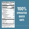 One Degree Organic Foods Sprouted Quick Oats, USDA Organic, Non-GMO
