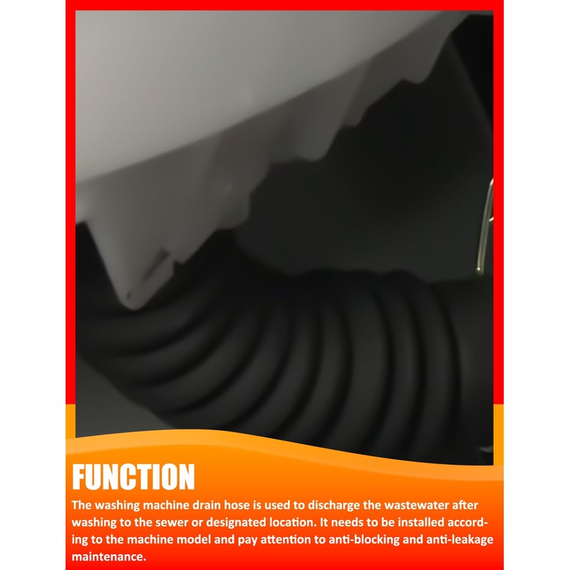 Washer Drain Hose Fit for LG/Kenmore and Others Front Loading
